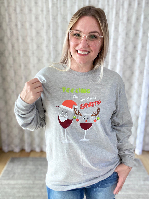 Feeling the Christmas Spirit Graphic Tee *Online Exclusive*