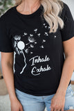 Inhale Exhale Graphic Tee *Online Exclusive*