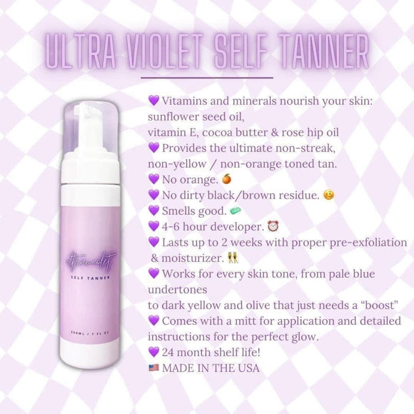 Ultra Violet Self Tanner products