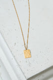 Checkered Pendant Necklace *Online Exclusive*
