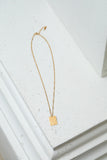 Checkered Pendant Necklace *Online Exclusive*