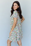 Ninexis Follow Me Full Size V-Neck Ruffle Sleeve Floral Dress *Online Exclusive*