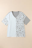 Plus Size Leopard V-Neck T-Shirt *Online Exclusive*