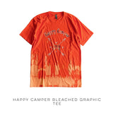 Happy Camper Bleached Graphic Tee *Online Exclusive*
