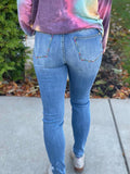 Enchanting Embroidered Judy Blue Skinny Jeans *Online Exclusive*