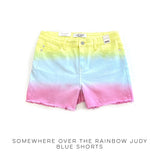 Somewhere Over The Rainbow Judy Blue Shorts