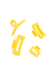 Claw Clip Set of 4 in Lemon *Online Exclusive*