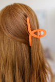 Claw Clip Set of 4 in Orange *Online Exclusive*