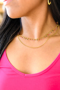 Colorful Palette Layered Necklace *Online Exclusive*