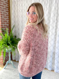 Way to Be Knit Sweater in Mauve *Online Exclusive*