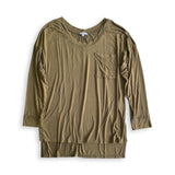A Better Life Top in Olive *Online Exclusive*