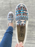 My Blue Aztec Sneakers *Online Exclusive*
