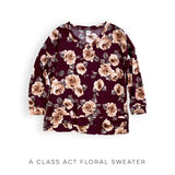 A Class Act Floral Sweater *Online Exclusive*