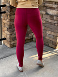 My Perfect Ponte Pants in Wine Red *Online Exclusive*