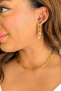 Linked Up Paperclip Earrings *Online Exclusive*