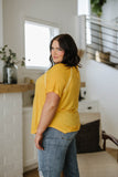 New Edition Mineral Wash T Shirt Yellow *Online Exclusive*