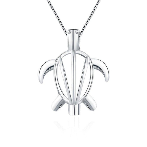 Sterling Silver Necklace - Turtle